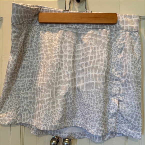 J Lindeberg Skort size M AMELIE Grey Croc - Picture 1 of 4